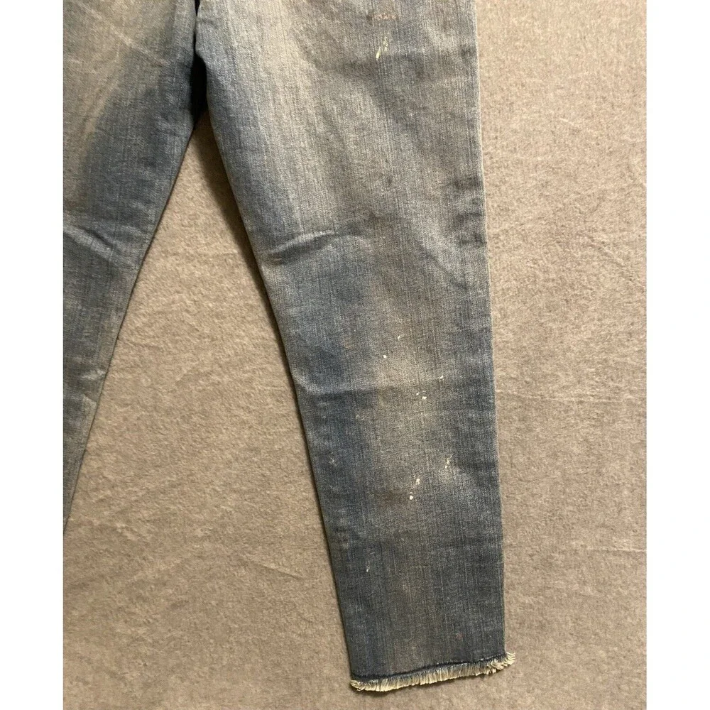 Desert Studio Jeans Womens 30 Blue Stretch Skinny Denim Distress Paint‎ Dubai - Picture 15 of 16